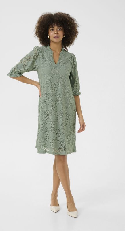 Jurk Relaxed fit green