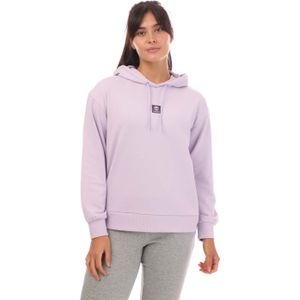 Timberland Dames/Dames Stacked Logo Loop Back Hoodie (Lila)