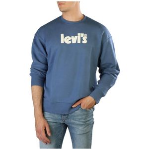 Levi's Sweatshirt Met Ronde Hals - Blauw - Heren - Maat M
