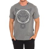 Plein Sport - T-shirt - Wit - Katoen - Korte Mouw met Merkprint