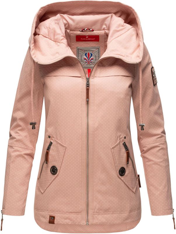 Navahoo - Wekoo - Overgangsjas - Dames - Katoen - Met Verstelbare Capuchon