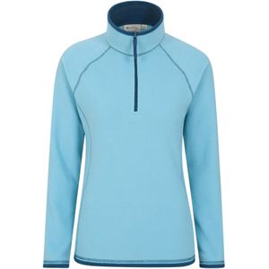 Mountain Warehouse Dames/Dames Montana Half Zip Fleece Top (Blauw)