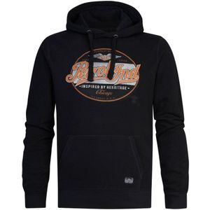 Petrol Industries - Heren Artwork Hoodie Ashland - Zwart