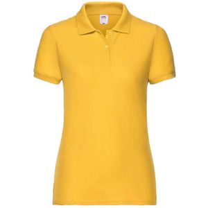 Fruit of the Loom Dames/dames Dame Fit Piqué Polo Shirt (Zonnebloem)