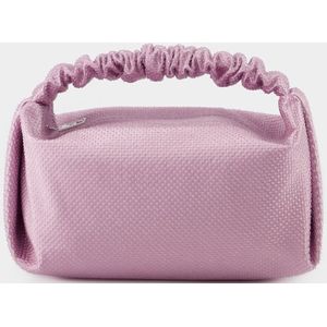 Mini Scrunchie Handtas - Alexander Wang - Polyester - Winsome Orchid