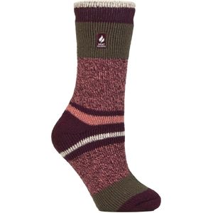 Dames Zachte Warme Winter Gestreepte Patroon Thermosokken