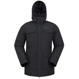 Mountain Warehouse Heren Concord Extreme donsjack lang (Zwart)