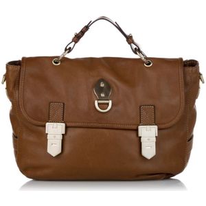 Vintage Mulberry Tillie Leather Satchel Brown