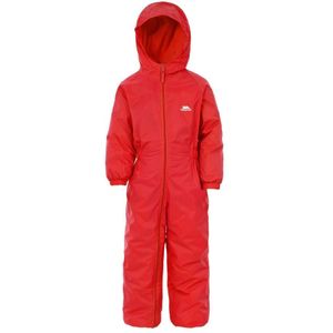 Trespass Kids Unisex Dripdrop Gewatteerd Waterdicht Regenpak (Signaal Rood) - Maat 3-4J / 98-104cm