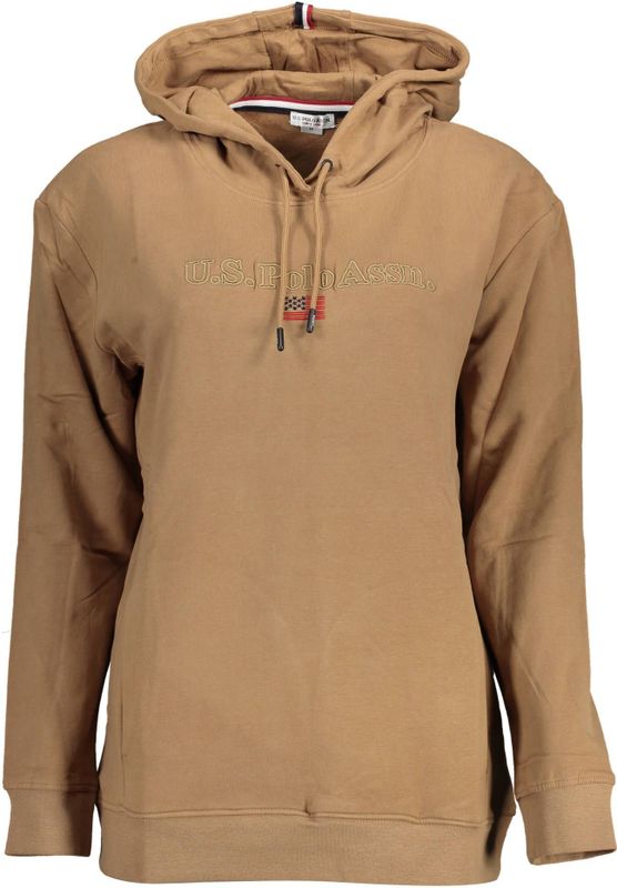 U.s. Polo Assn. - Sweatshirt - Bruin - Katoen - Capuchon