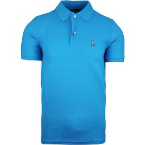Psycho Bunny - Klassieke Polo - Blauw - Korte Mouw - Heren