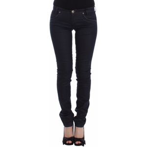 Ermanno Scervino Dames Blauwe Slim Jeans Denim Broek Skinny Leg Stretch