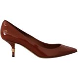 Patentenleren Pums Met Kittenhakken