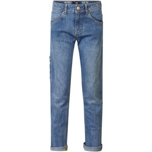 Petrol Industries - Jongens Rockwell Regular Tapered Fit Jeans Soleil - Blauw