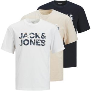Jack & Jones - Bryan Corp Logo - T-shirt - 3 Eenheden - Korte Mouwen