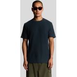 Jacquard Dobby Gebreide T-Shirt