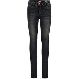 Vingino High Waist Super Skinny Jeans Bianca Black Vintage - Maat 8J / 128cm