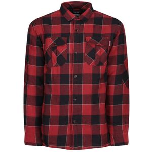 Regatta Heren Shelford geruit gewatteerd overhemd (Rood)