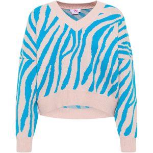 Mymo - Gebreide Trui - Roze Turkoois - Dames
