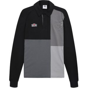 Umbro Rugby Jersey Heren Paneel (Zwart/Multikleurig)