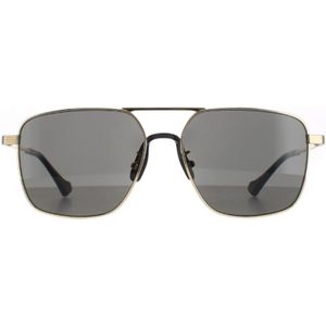 Gucci GG0743S 001 Goudgrijze Zonnebril | Sunglasses