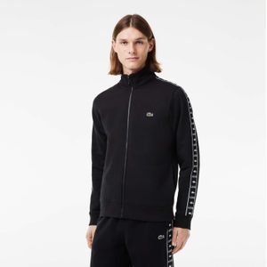 Lacoste - Zipped Jogger Sweatshirt - Zwart