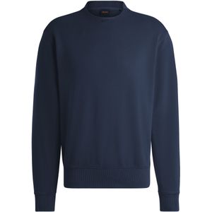 Hugo Boss - Blauw - Sweater - Met Elegante Logo