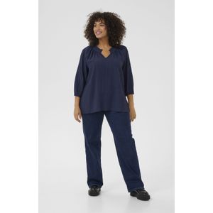 Blouse met lange mouwen Regular fit Midnight Marine