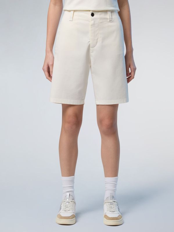 North Sails - Chino Shorts - Dames - Stretch Biologisch Katoen - Slim Fit