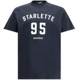 Grafische T-shirt Katoen Korte Mouwen