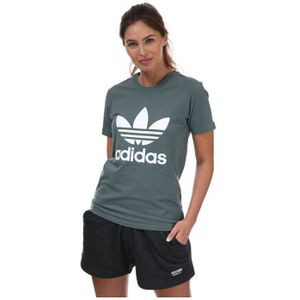 Women's adidas Originals Adicolor Classics Trefoil T-Shirt in Grey