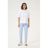 Pants Suiting Regular fit Soft Chambray light blue