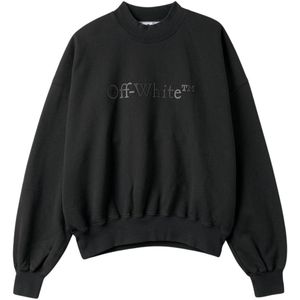 Off-White - Bookish Laund - Sweatshirt - Gebroken Wit - Boxy Fit