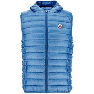 JOTT - Pat Puffer Gilet - Denim - Met Capuchon