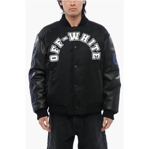 Off White - Baseball Over Varsity Jas - Zwart - Heren