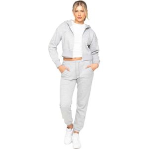 Enzo - Dames Crop Zip Hoodie - Trainingspak - Geborsteld Fleece