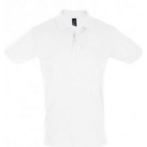 SOLS Heren Perfect Pique Korte Mouw Poloshirt (Wit) - Maat S