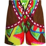 Dsquared2 - Meerkleurig - Zwembroek - Zwemboxer - Hoogwaardig Polyamide