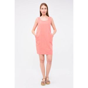 Dikke Band Rechte Zebra Print Jurk