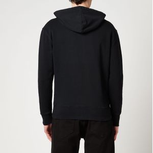 Heren Maison Kitsune Chillax Fox Patch Hoodie in Zwart