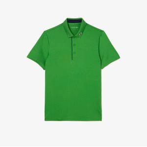 Heren Lacoste SPORT Jersey Golf Poloshirt in Groen