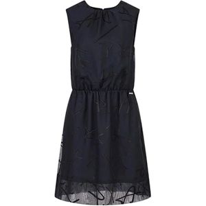 Armani Exchange Dames/Dames Chiffon Jurk (Marine)