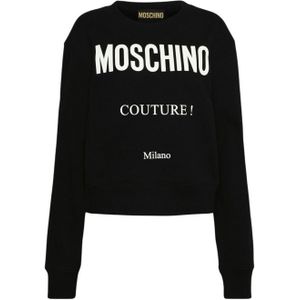 Moschino Mannen Couture Milano Sweatshirt (Fuchsia)