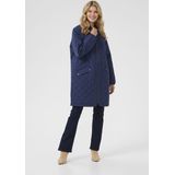 Cream - Arwen - Gewatteerde Jas - Nachtblauw