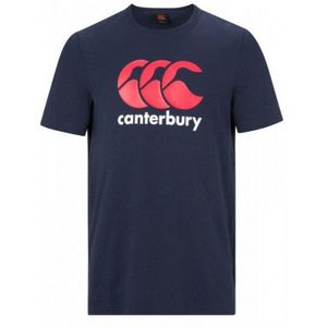 Canterbury Heren CCC Logo T-shirt (Marine / Rood / Wit)
