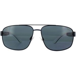 Polo Ralph Lauren Aviator Heren Matte Navy Blue Grey Zonnebril | Sunglasses