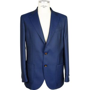 Marineblauwe Blazer Ongestructured Model Em6561