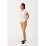 Part Two, Dames, Broeken, Beige, Maat: 2XS Katoen,