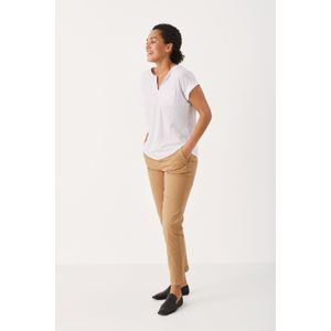 Part Two, Dames, Broeken, Beige, Maat: 2XS Katoen,