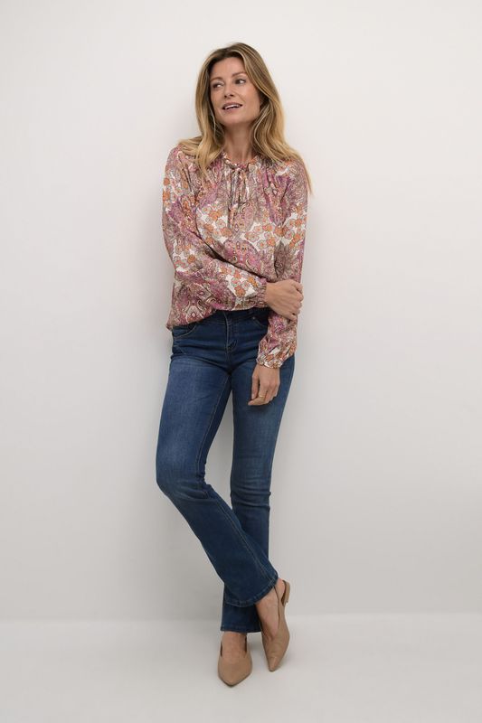 Blouse met lange mouwen Regular fit pink